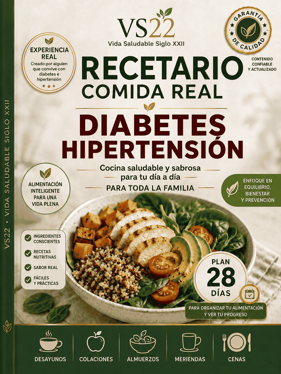 Portada del recetario interactivo